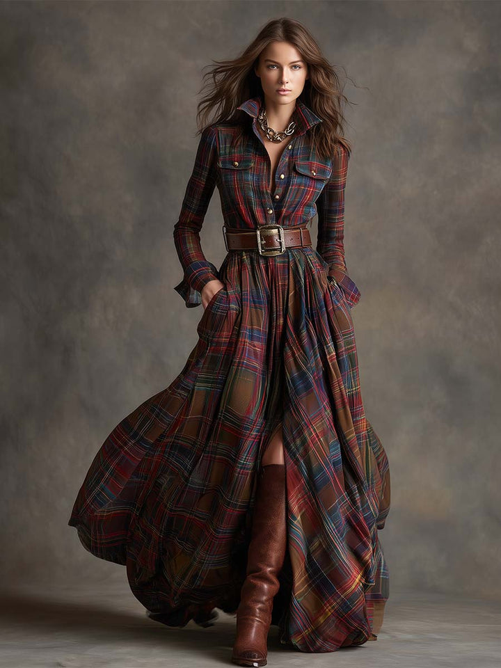 MARGARET - HIGHLAND GRACE MAXI DRESS