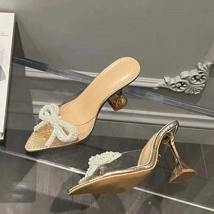 A Vintage Style Heels with Delicate Timeless Details