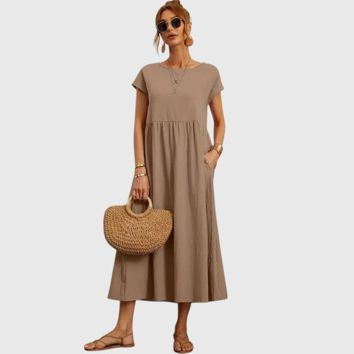 HARPER – EASY FLOW MIDI DRESS