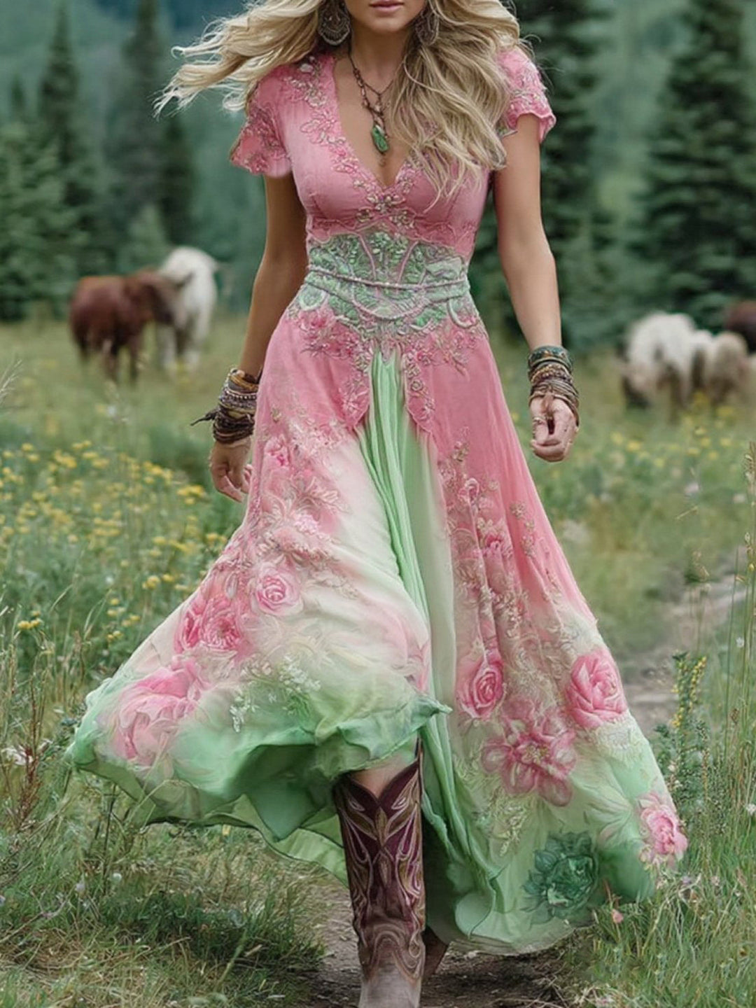SERAPHINA – ENCHANTED BOHEMIAN MAXI DRESS