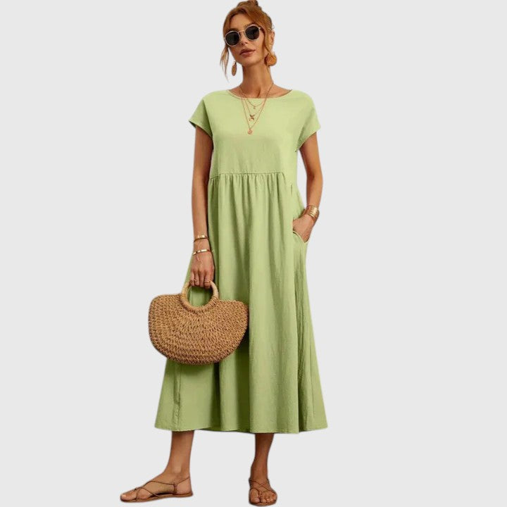 HARPER – EASY FLOW MIDI DRESS