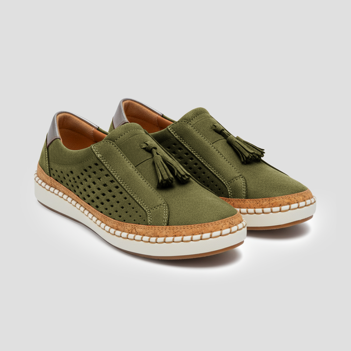 Zelda | Tassel Slip-On Flats