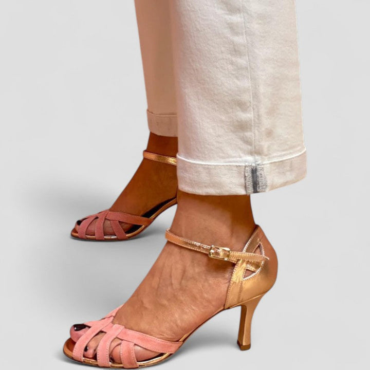 Calista™ | Kitten Heels with Open Toe