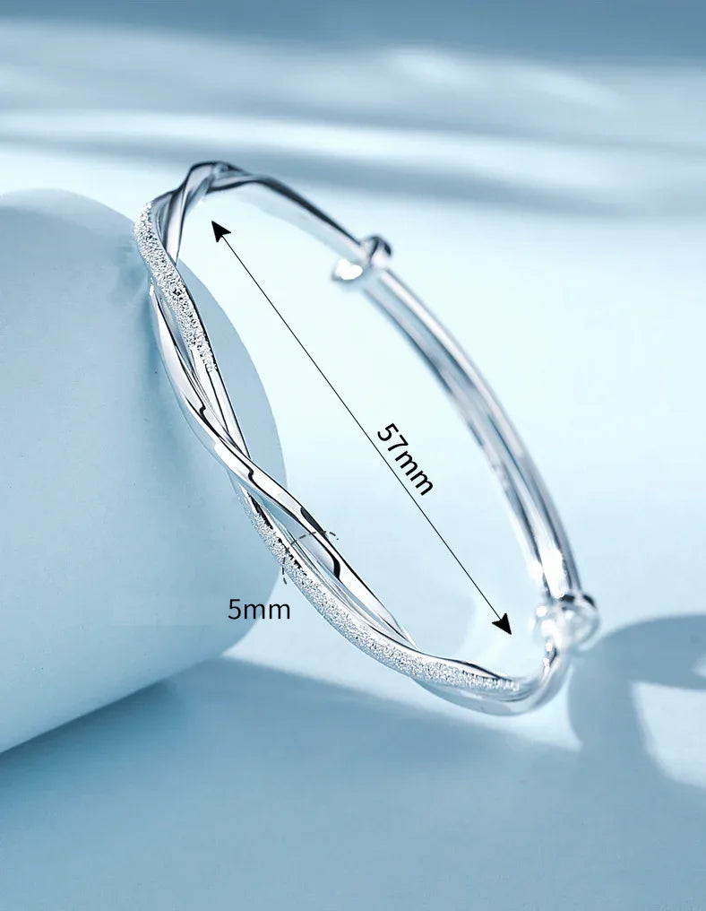 Braided Silver Bracelet