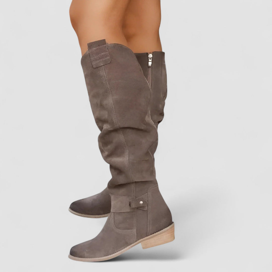 Nora | Knee-High Suede Boot