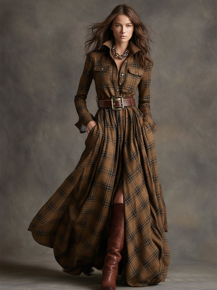 MARGARET - HIGHLAND GRACE MAXI DRESS