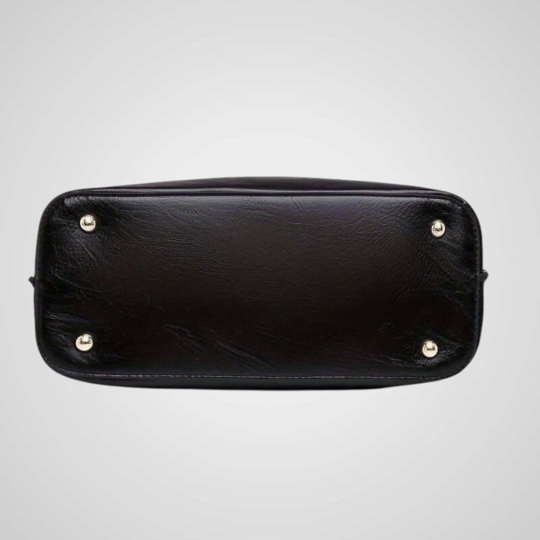 Anna | Elegant Two-Tone Leather Bag