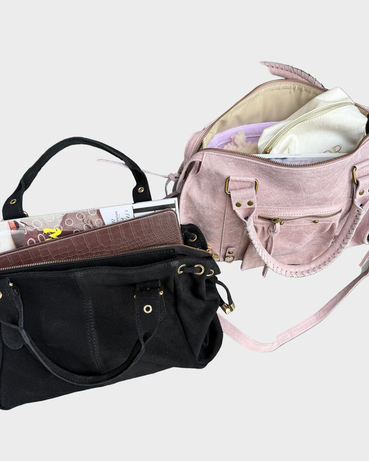 Vanilla Pink Laptop Tote Bag with Inner Phone Pocket