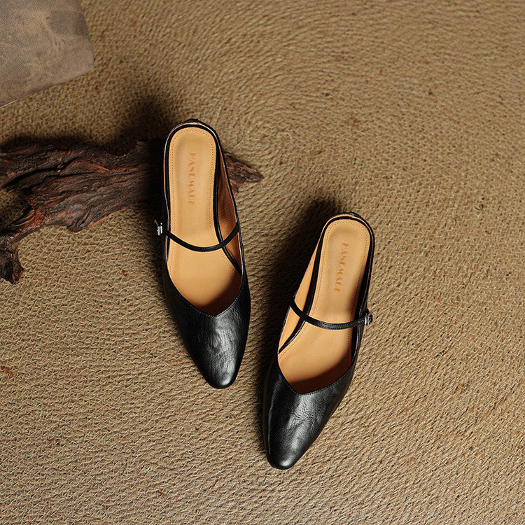 Mule in Genuine Leather Orella