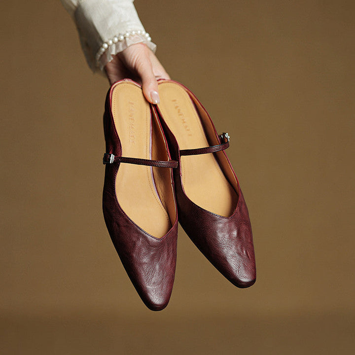 Mule in Genuine Leather Orella
