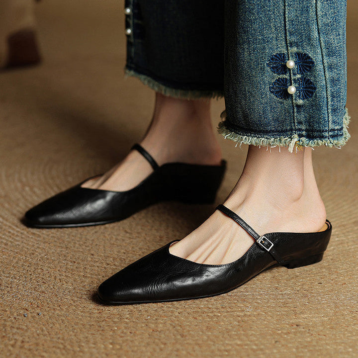 Mule in Genuine Leather Orella