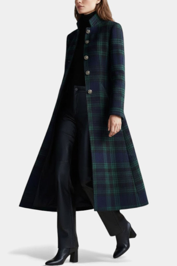 Glendine™ Elegant Plaid Coat