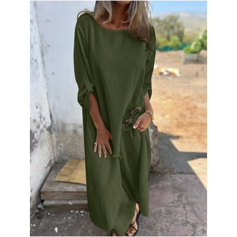 HEATHER – RELAXED OVERSIZED MAXI DRESS
