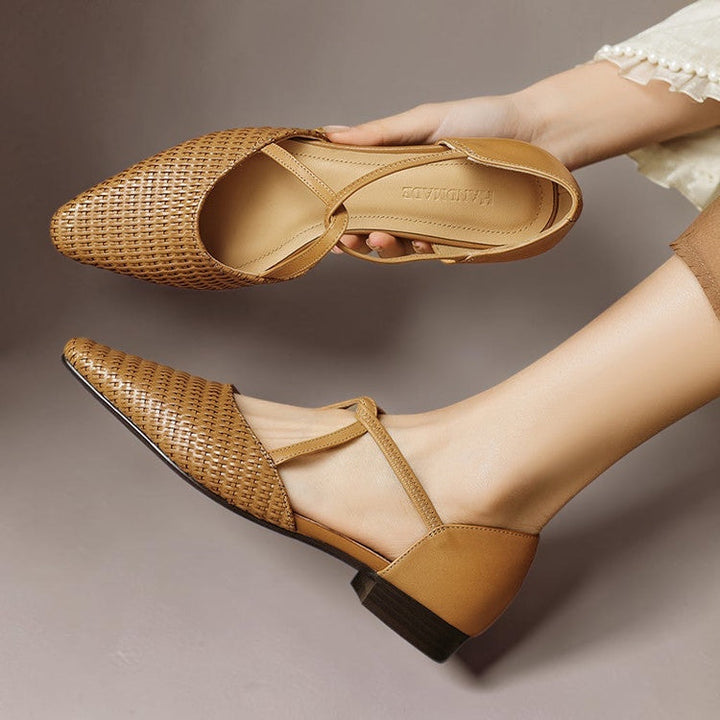Dona | Genuine Leather Heels