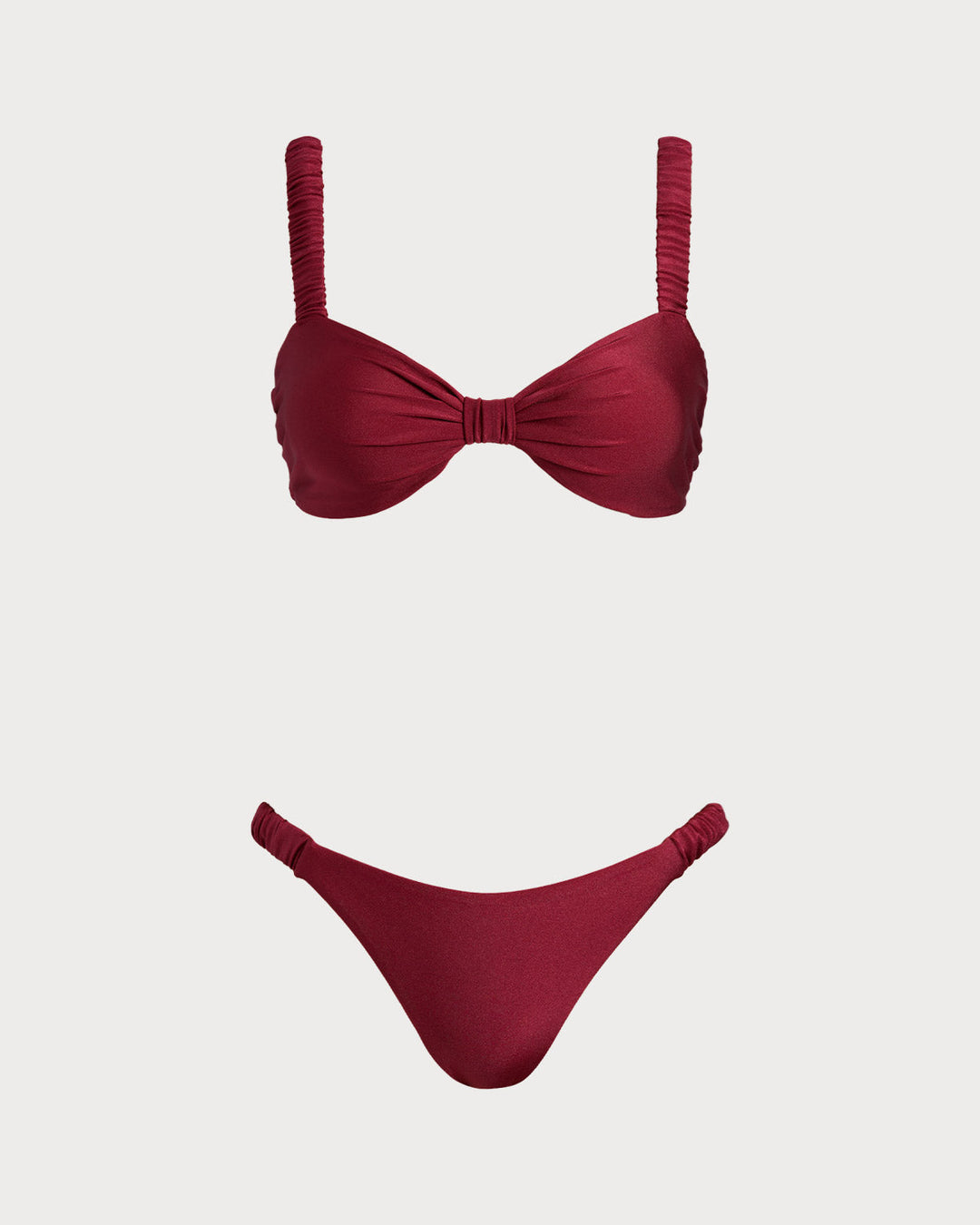 Clara & Sophia | Bralette Bikini Set for Women in Red