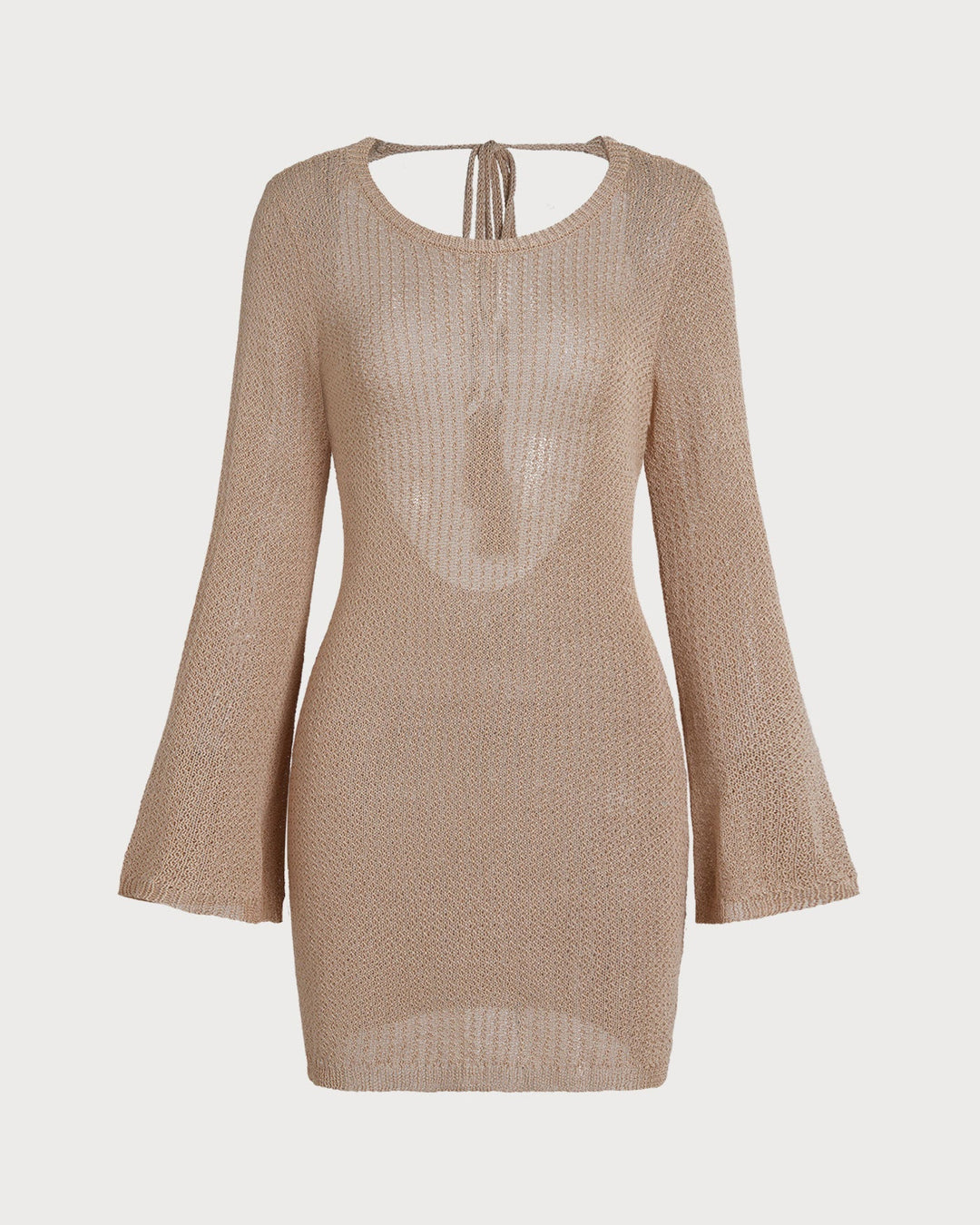 Clara & Sophia | Khaki Bell Sleeve Cover-up