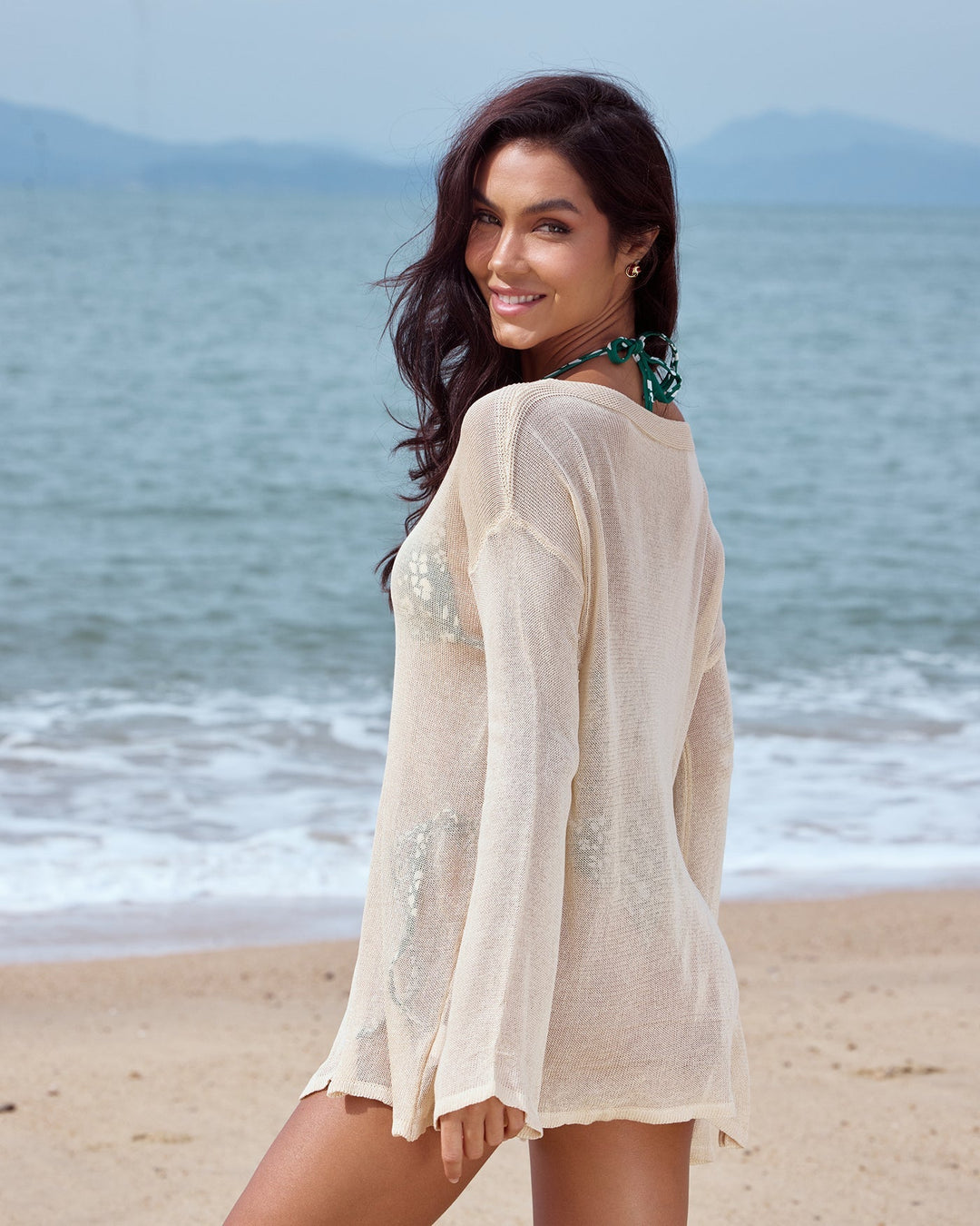 Clara & Sophia | Apricot Swimsuit Cover-Up