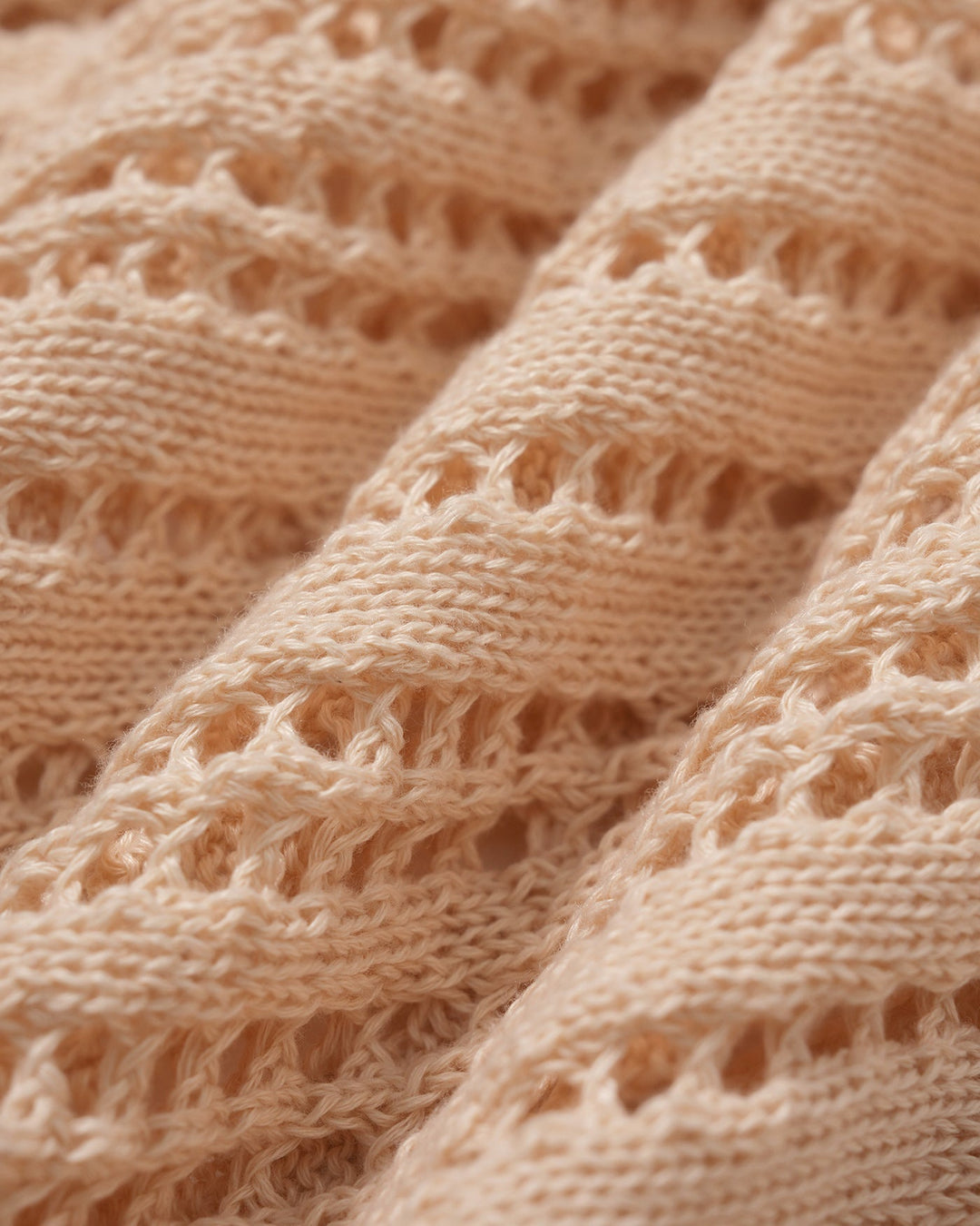 Clara & Sophia | Crochet Swimsuit Cover-Up for Women in Apricot