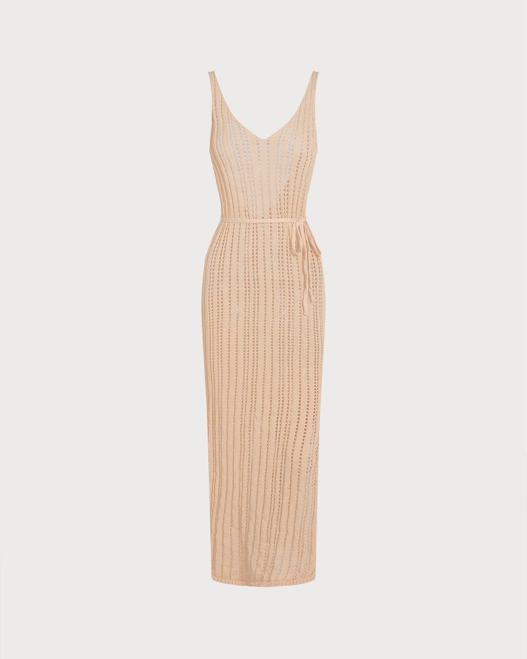Clara & Sophia | Crochet Swimsuit Cover-Up for Women in Apricot