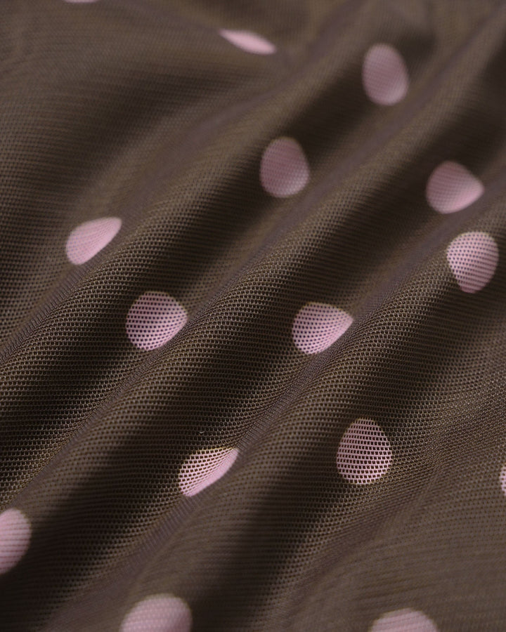 Clara & Sophia | V Neck Polka Dot Tankini Set for Women