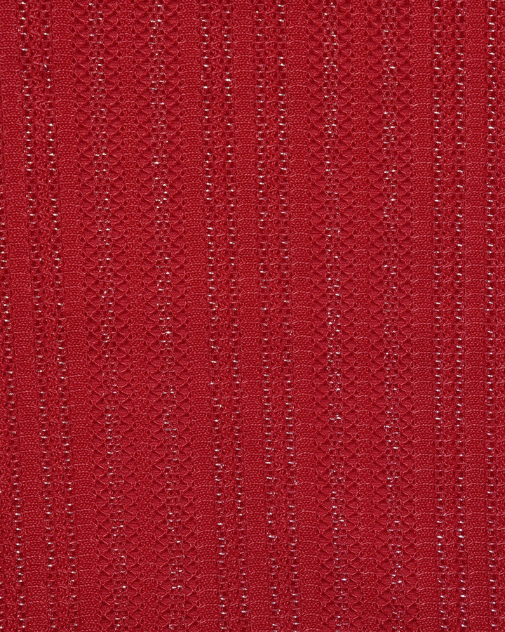Clara & Sophia | Square Neck Sequins Tankini Set for Women in Red