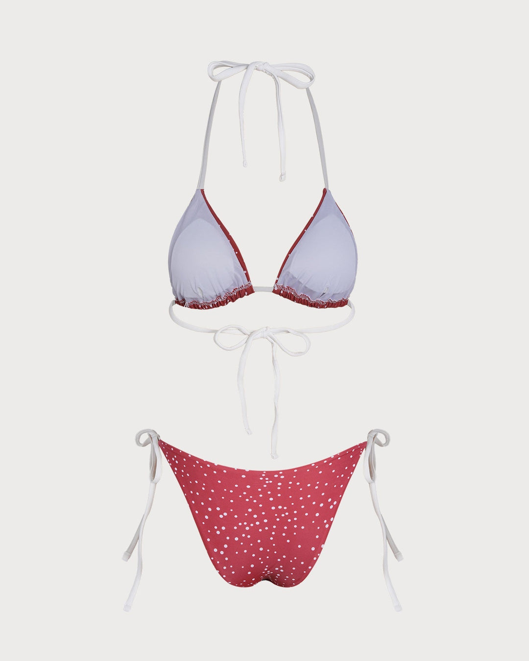 Clara & Sophia | Red Polka Dot Bikini Set