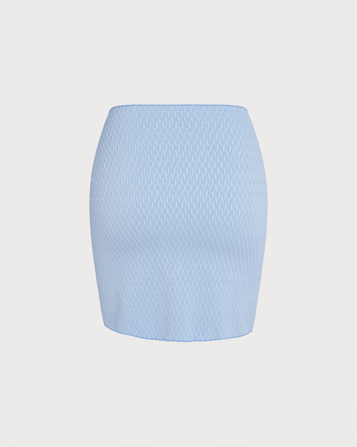 Clara & Sophia | Blue Drawstring Cover-Up
