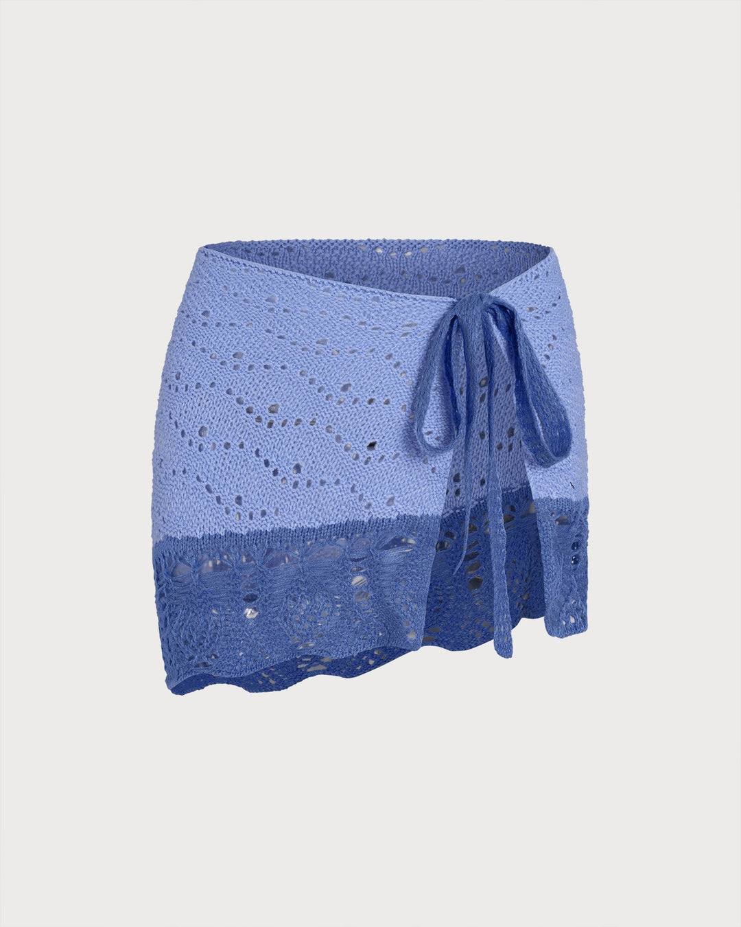 Clara & Sophia | Textured Cover-up for Women in Blue