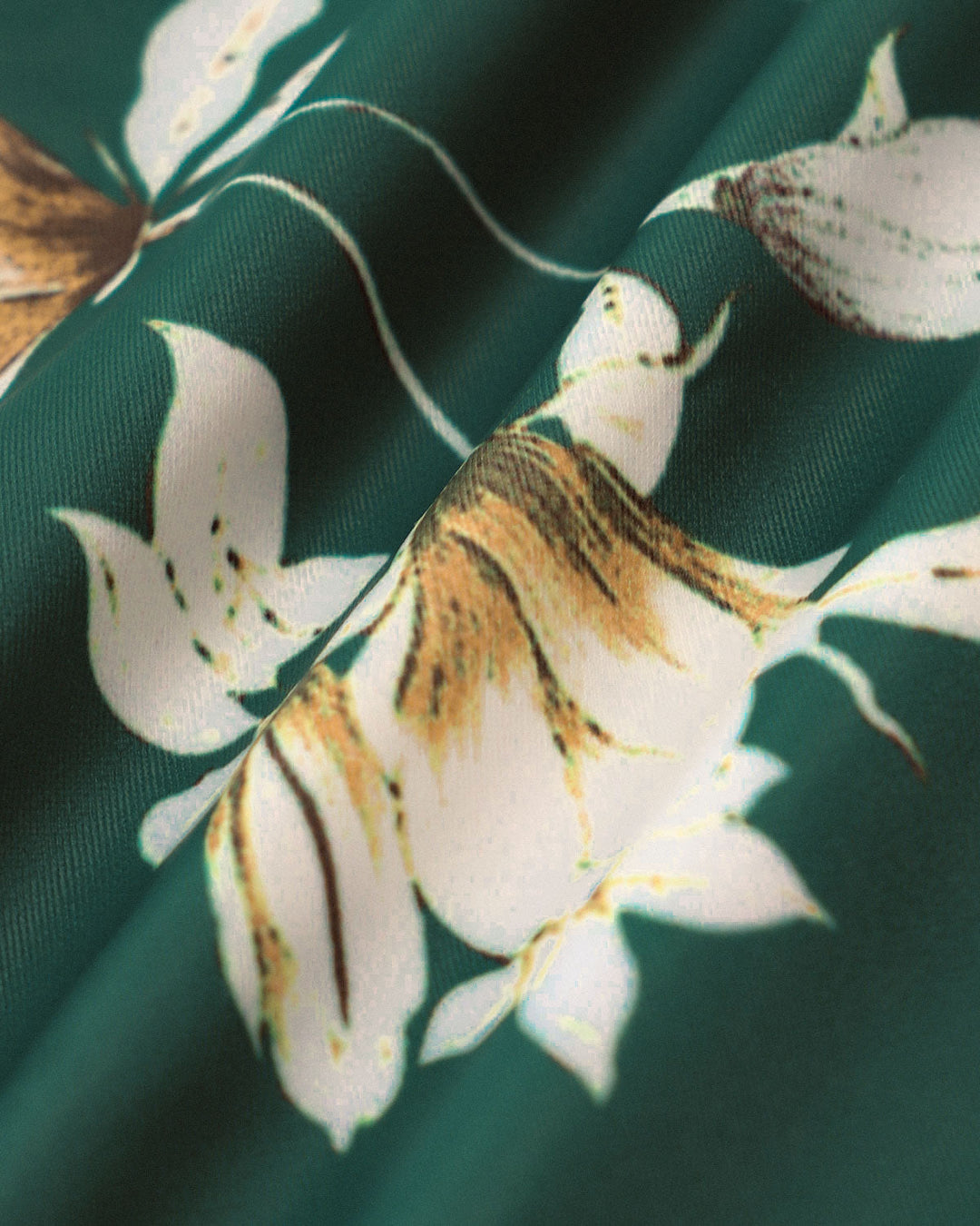 Clara & Sophia | Backless One Piece Swimwear for Women in Green Floral Print