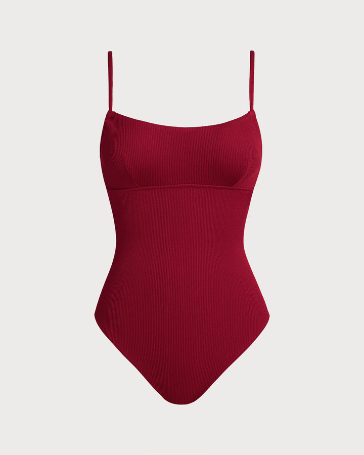 Clara & Sophia | Red Cross One Piece Swimwear for Women