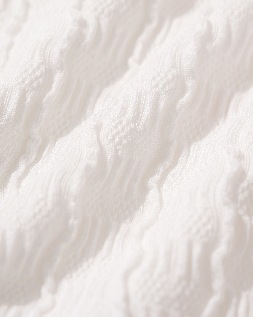 Clara & Sophia | Textured Cut Out One-Piece Swimsuit for Women in White