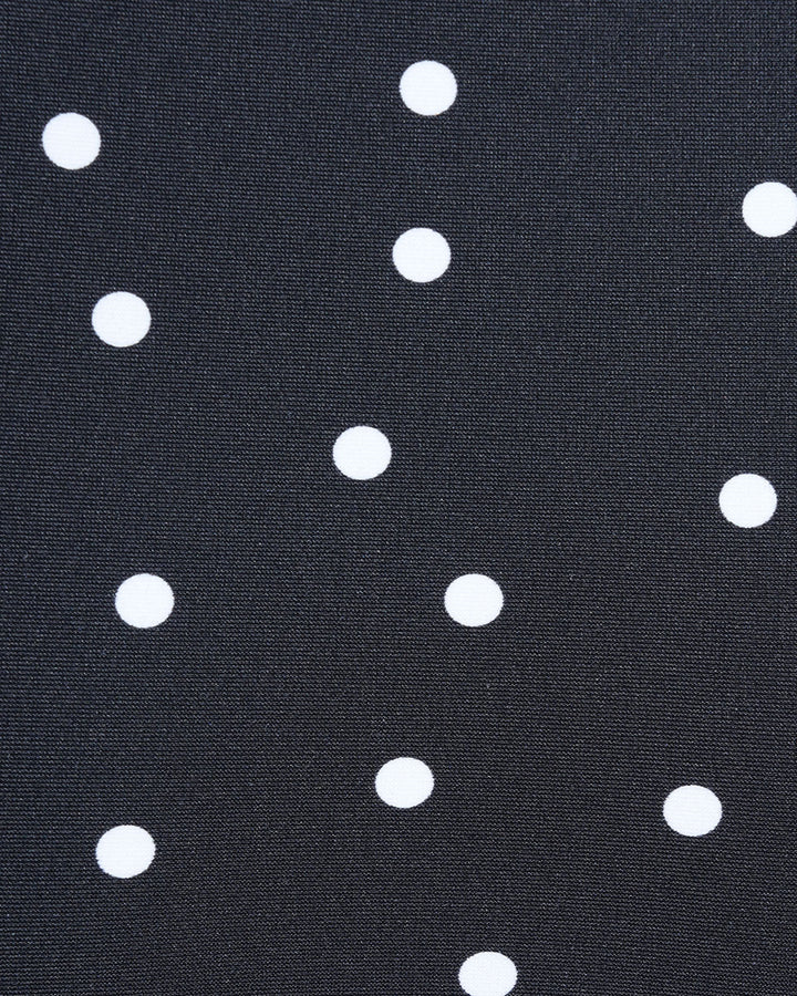Clara & Sophia | Black Polka Dot Bandeau Bikini Set